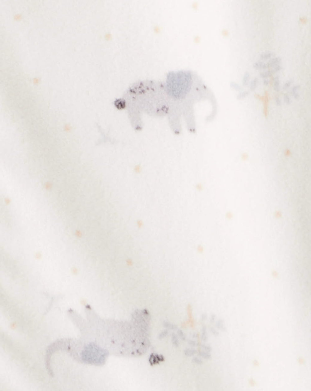 Carter's sleep bag side view highlights wiggle-friendly design and warmth.