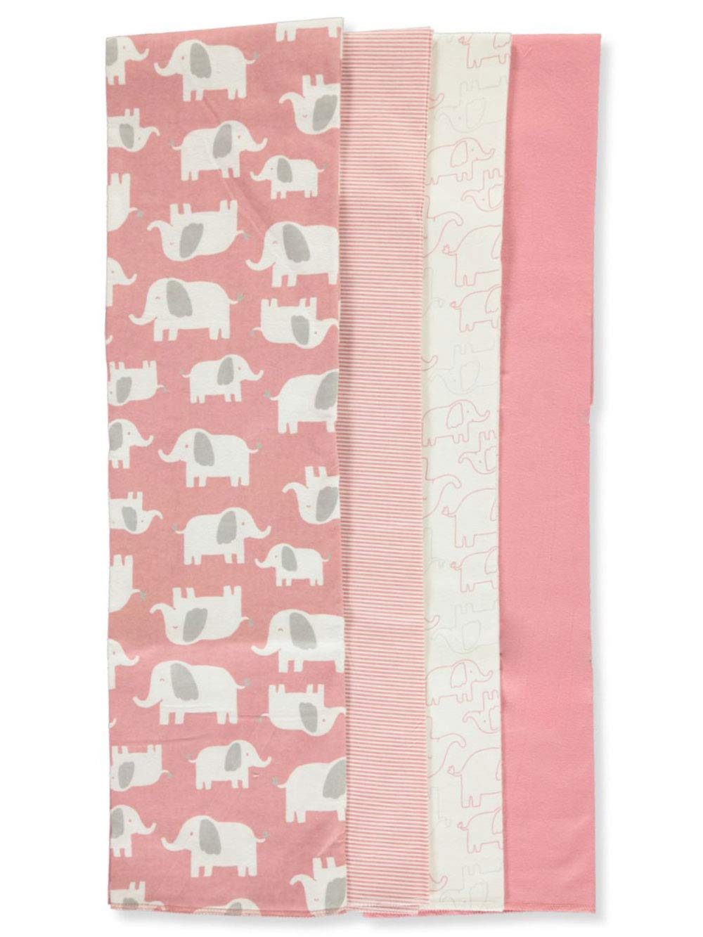 Carter's Elephant March receiving blanket pink-packaged set—gift-ready newborn accessory