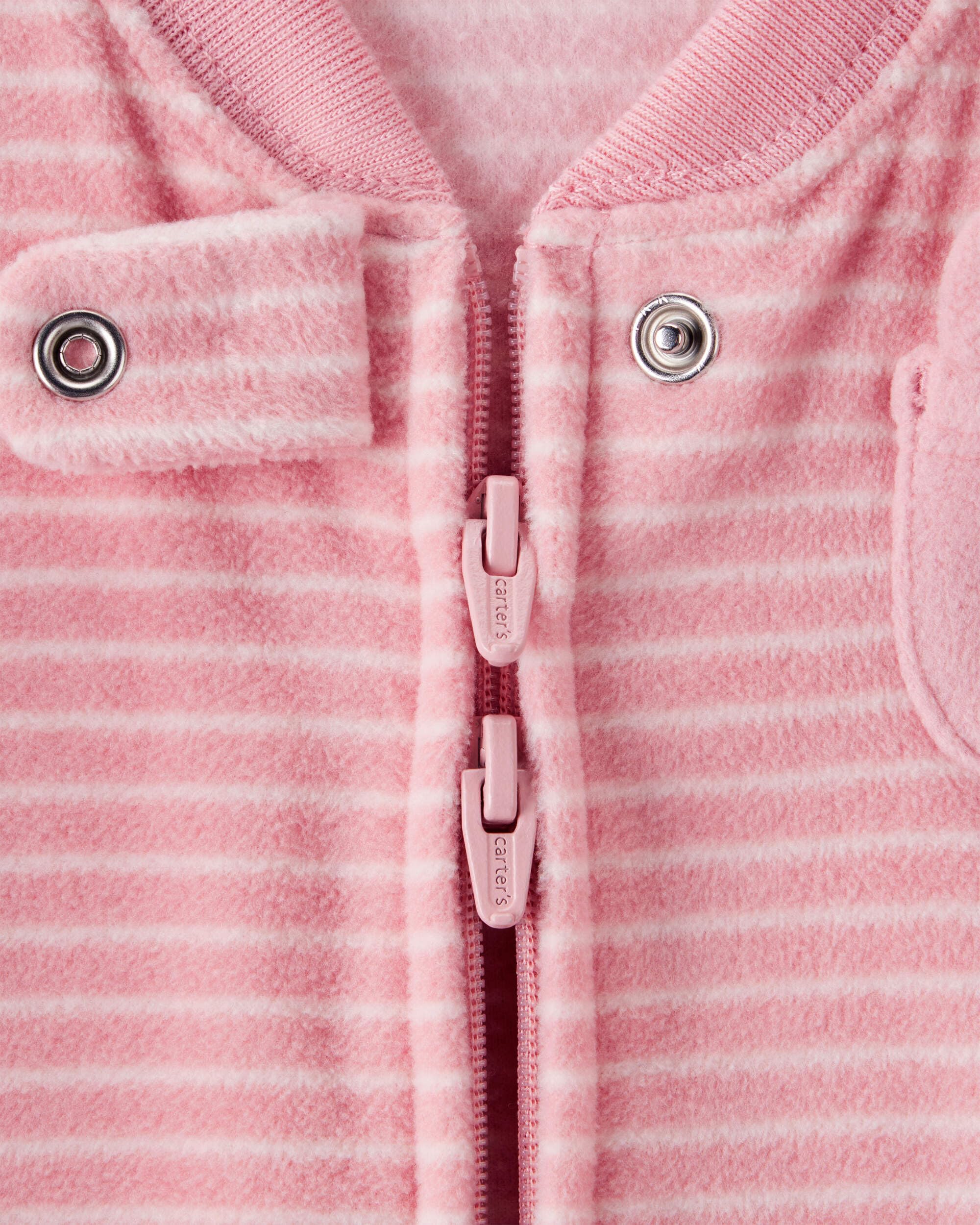 Carter's sleep bag with banded cuffs and relaxed fit supports layered sleep