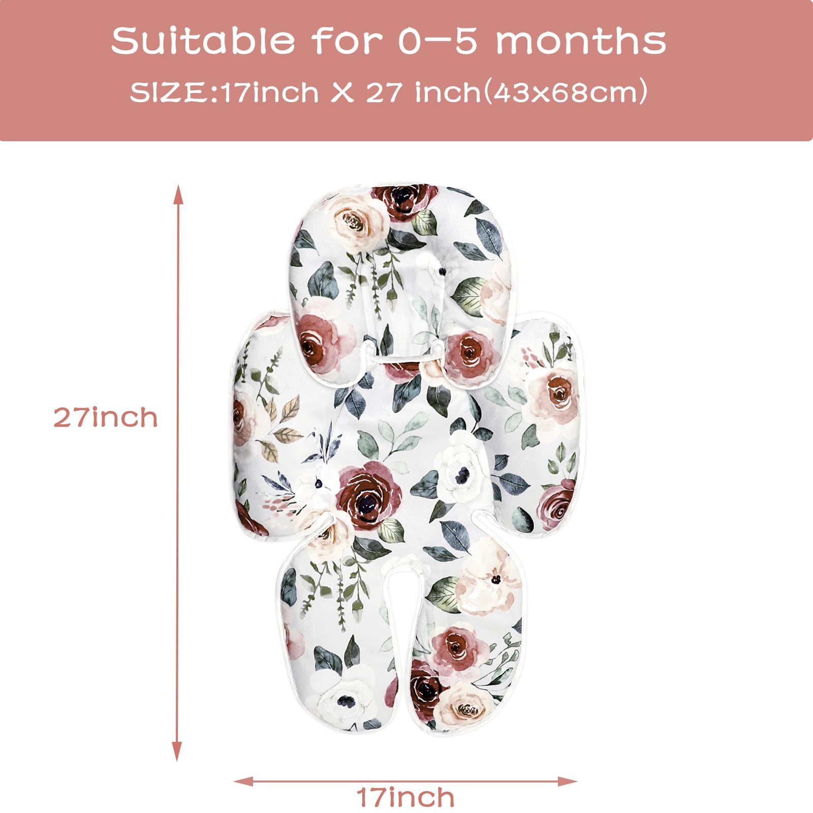 CARUILI 2-sided use pattern with raised dots promotes soothing comfort.