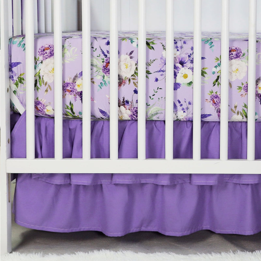 CARUILI crib comforter breathable cotton promotes comfortable sleep for baby.