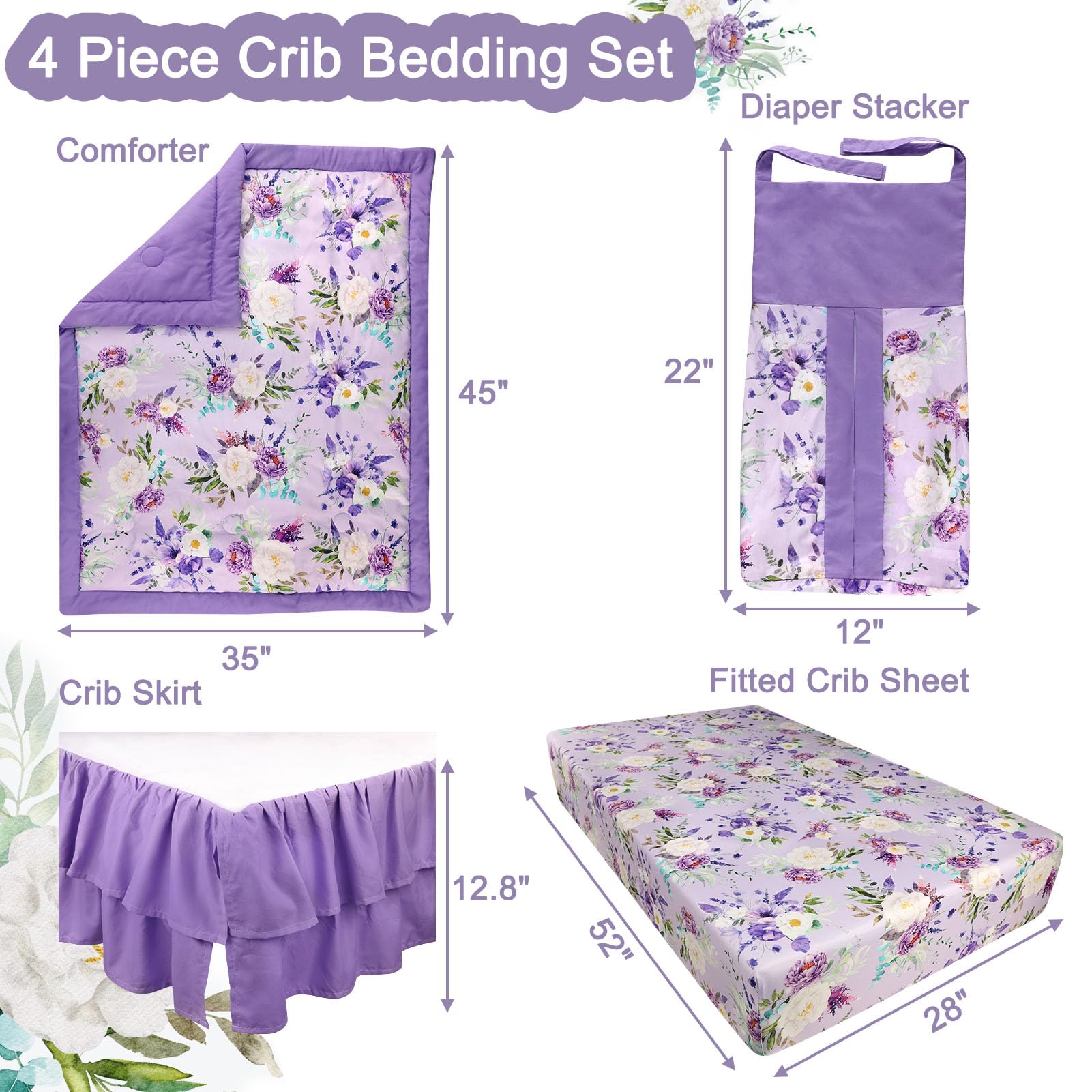CARUILI diaper stacker keeps essentials within easy reach for parents.