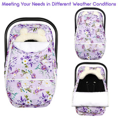 CARUILI double-zip temperature-control allows adjustable warmth