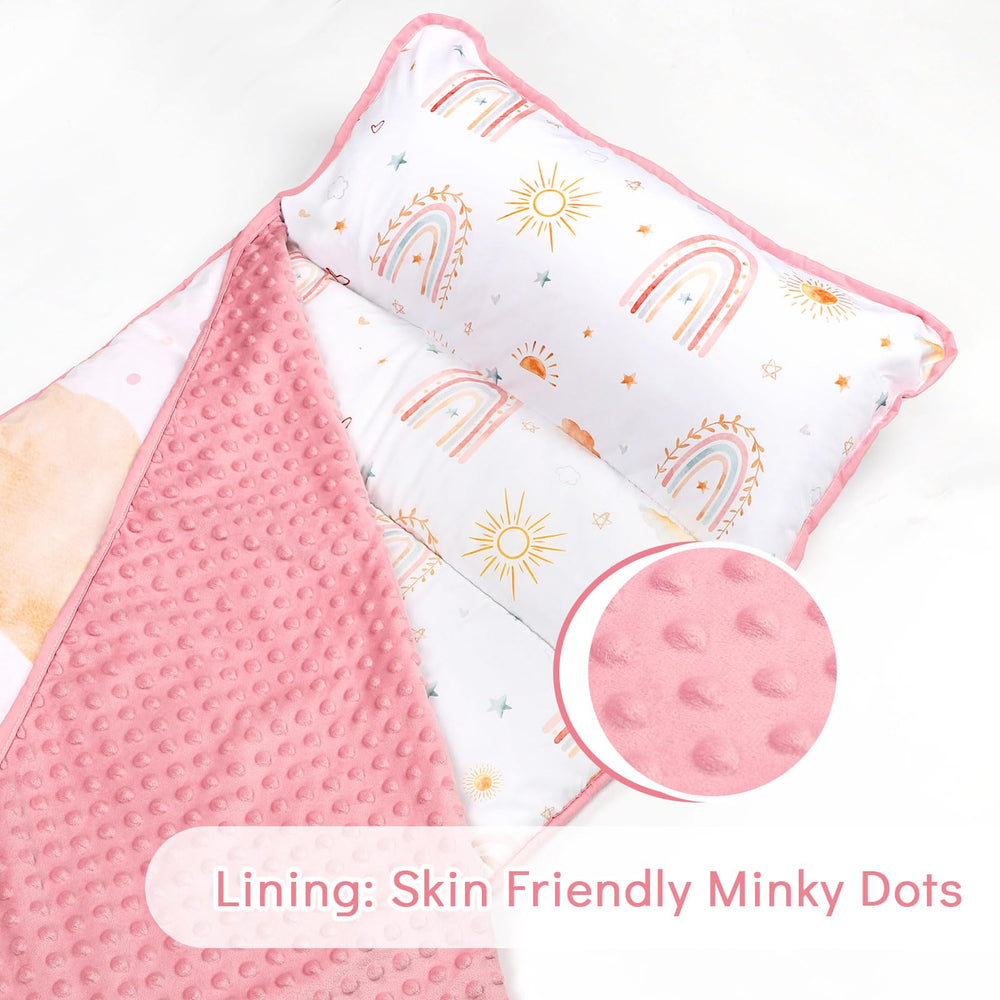 CARUILI nap mat rainbow sun design appeals to kids