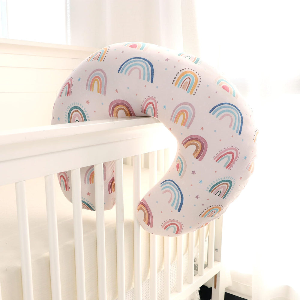 CARUILI nursing pillow cover is machine washable for quick, easy care.