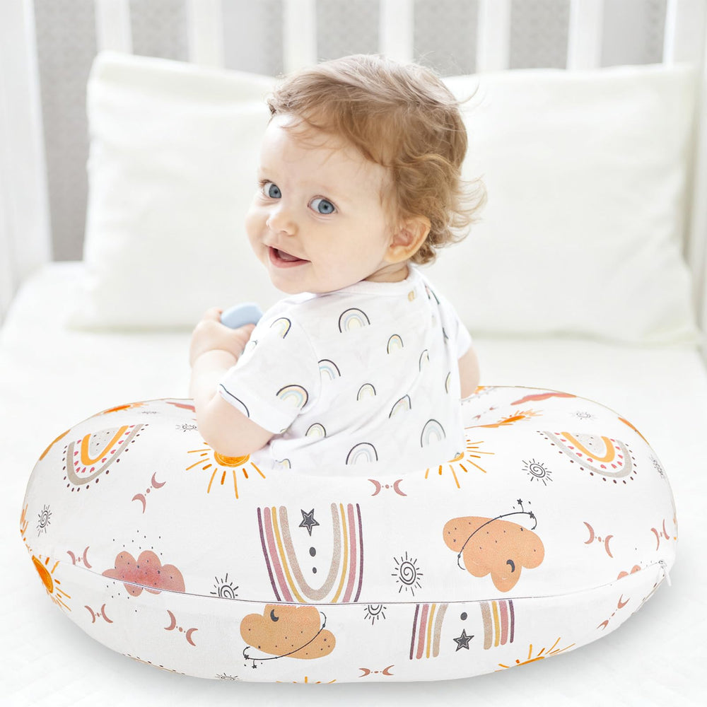 CARUILI nursing pillow cover arrives in gift-ready packaging for baby showers.