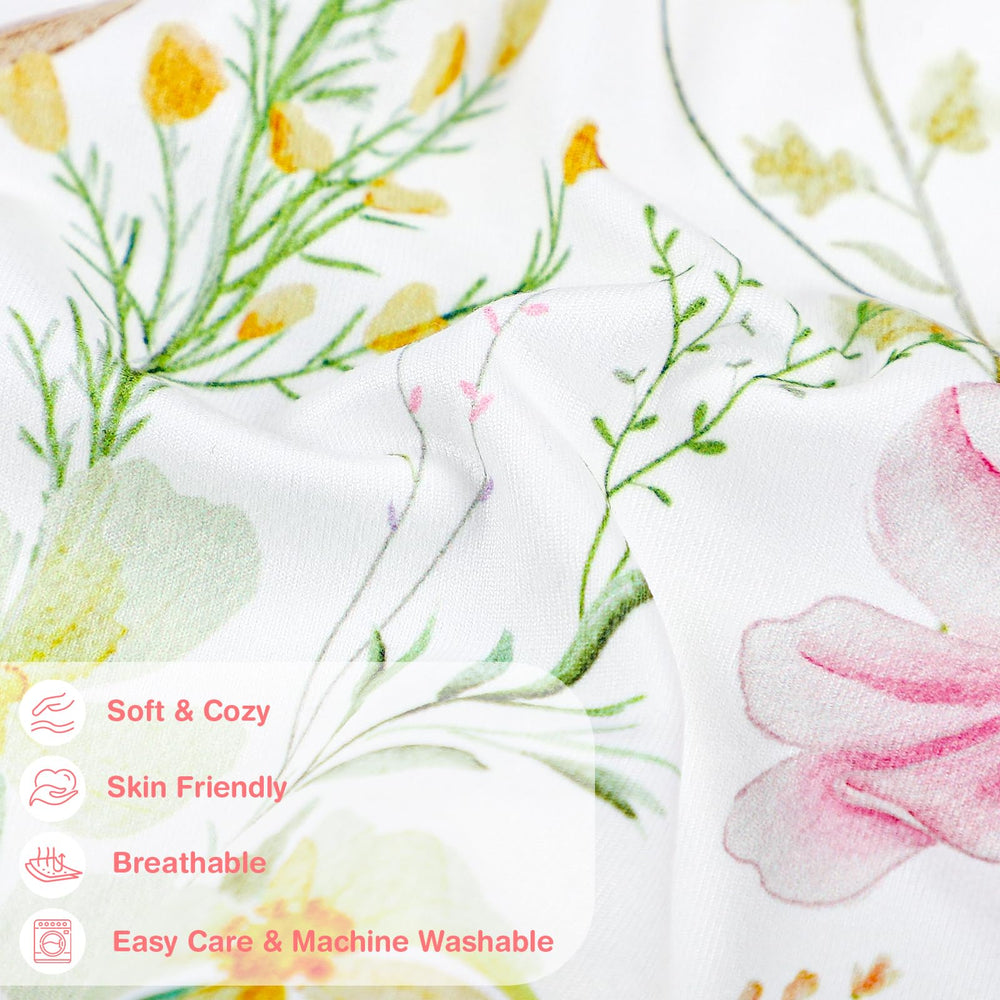 CARUILI nursing pillow cover soft breathable fabric enhances baby skin comfort during feeds