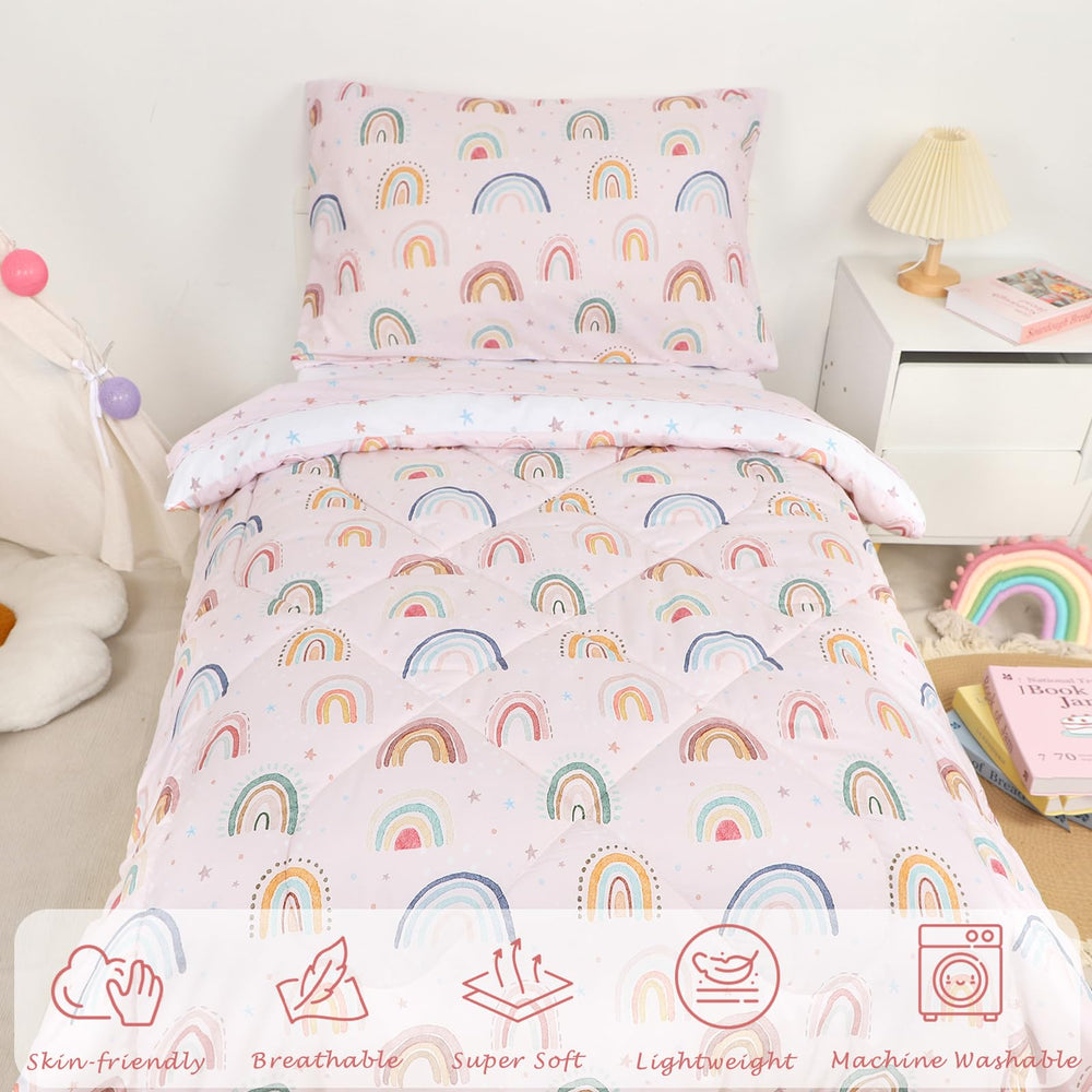CARUILI rainbow toddler room decor image showing vivid design for bright spaces