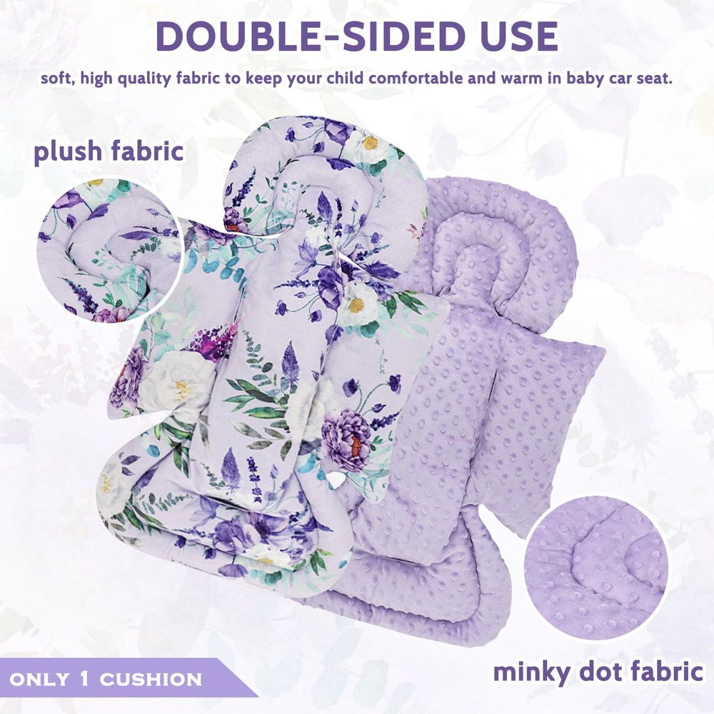 CARUILI reversible cushion with two sides offers varied textures for babies