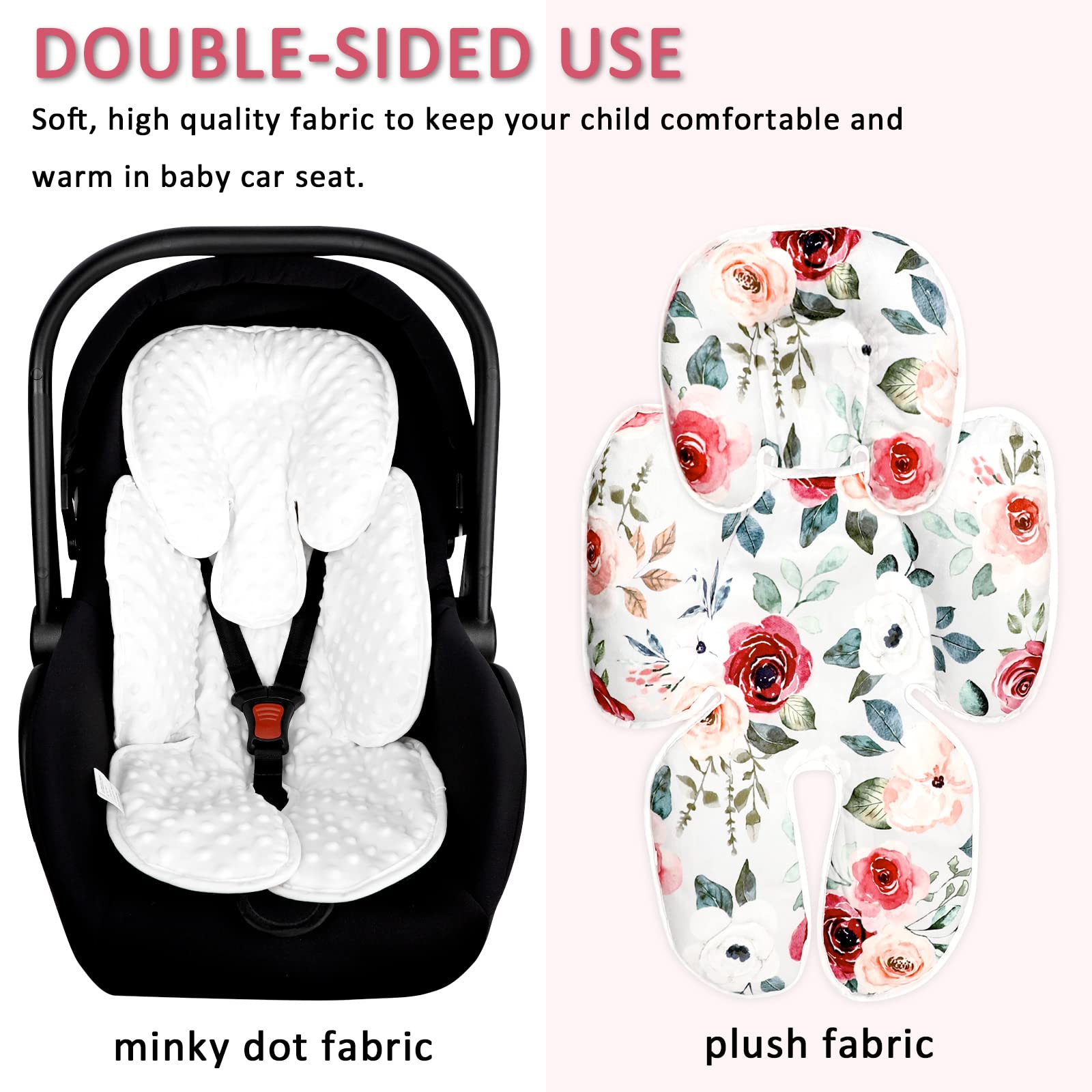 CARUILI size 27.5 x 17 inches for newborns up to 15 lbs.