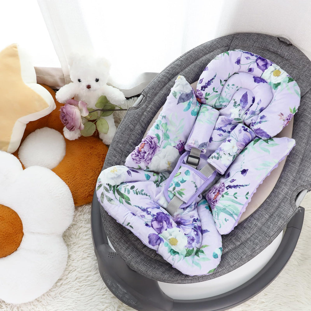 CARUILI stroller, car seat, and bouncer compatibility for easy transitions