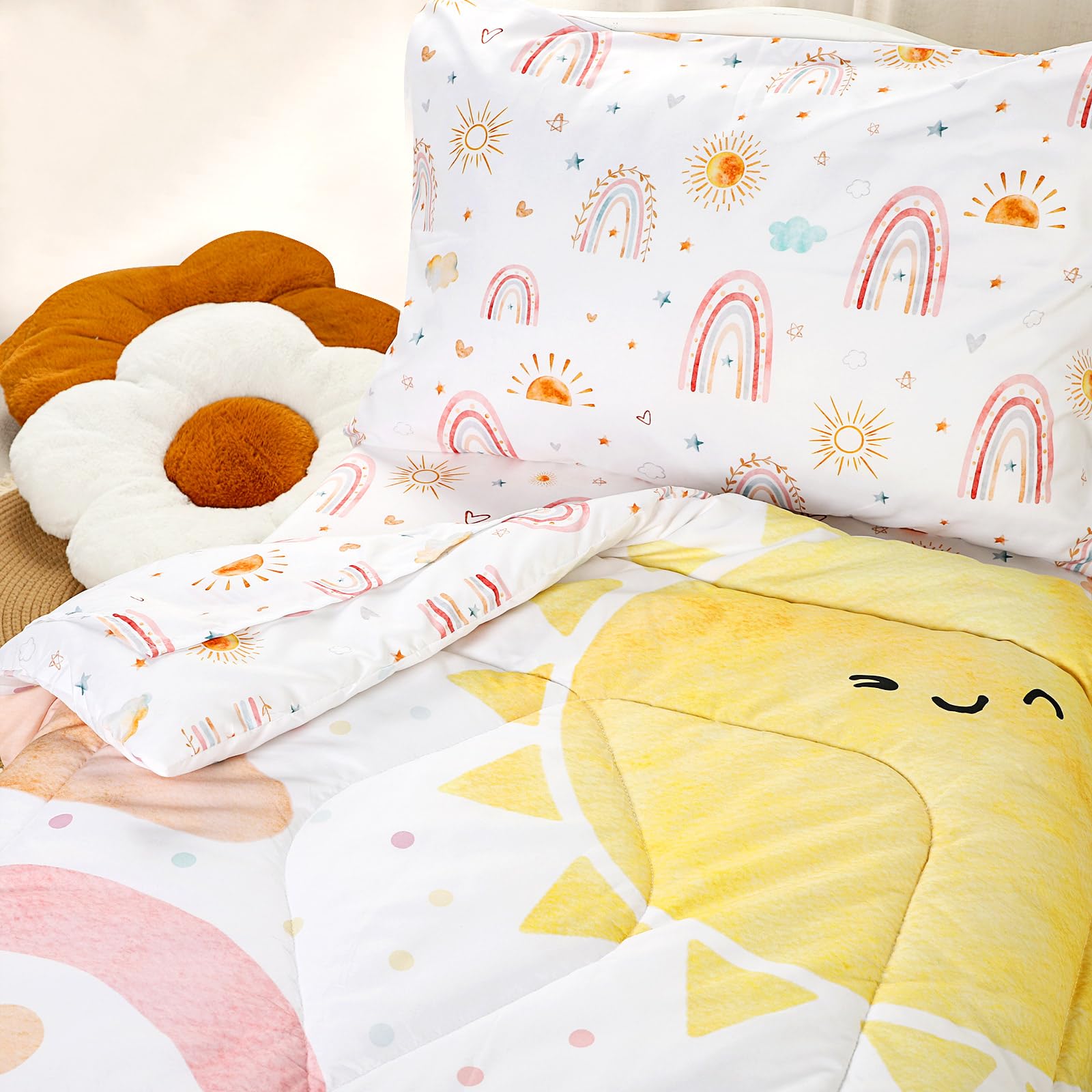 CARUILI fitted sheet close-up demonstrates snug fit and durable elastic