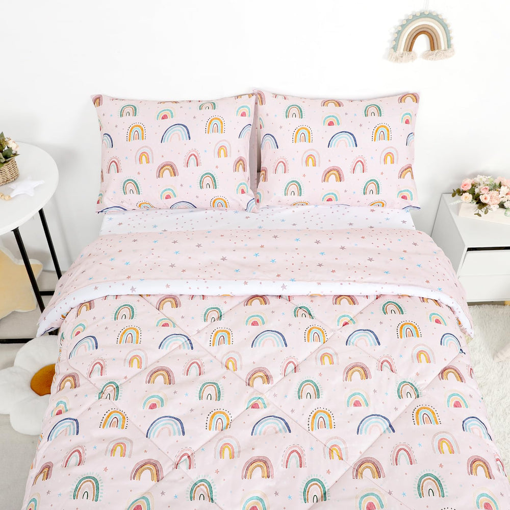 CARUILI reversible-comforter two-sided design ready for morning and night-time styling