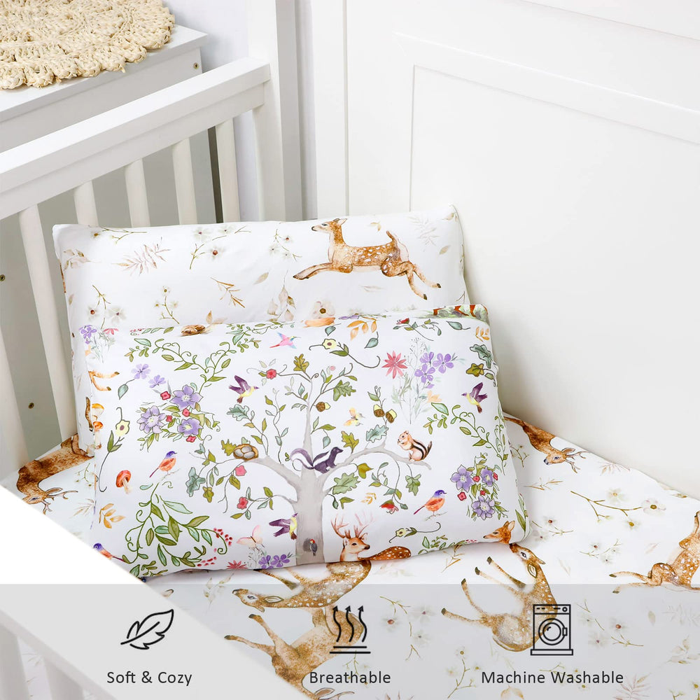CARUILI toddler pillowcase 13x18 fits travel and home small pillows