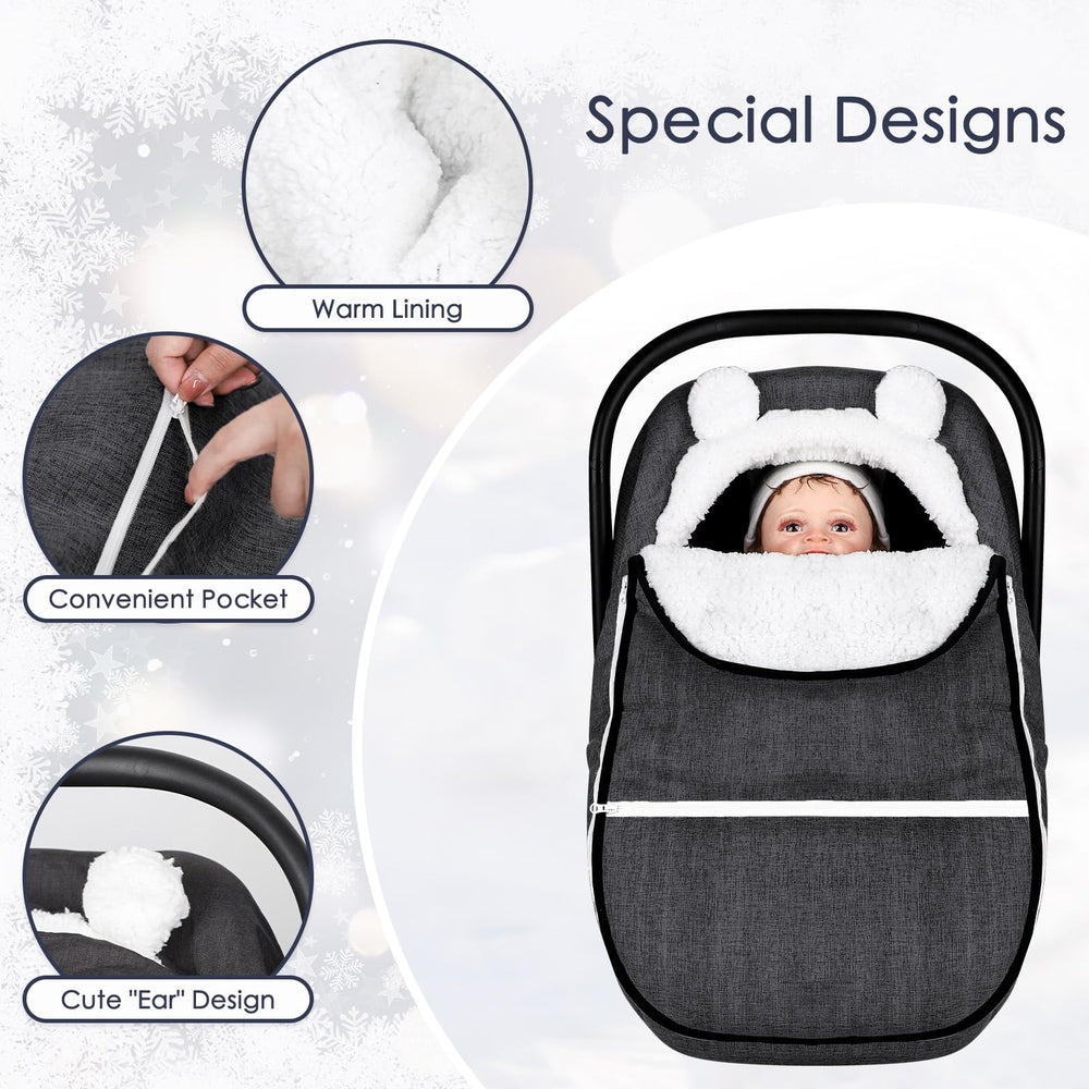 CARUILI cover with elastic bottom protects against wind and kicks