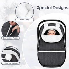CARUILI cover with elastic bottom protects against wind and kicks
