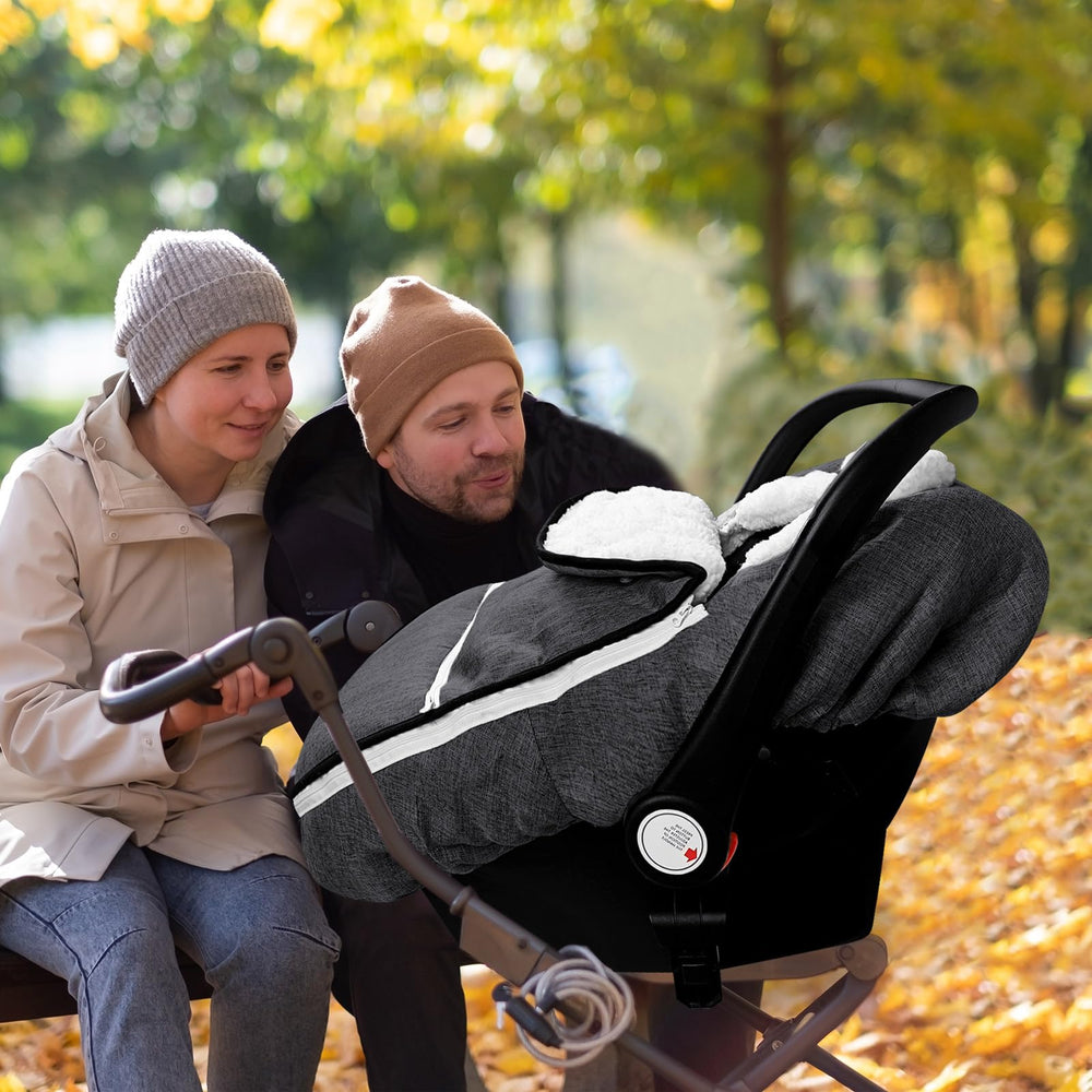 CARUILI use on stroller or car seat for quick winter outings