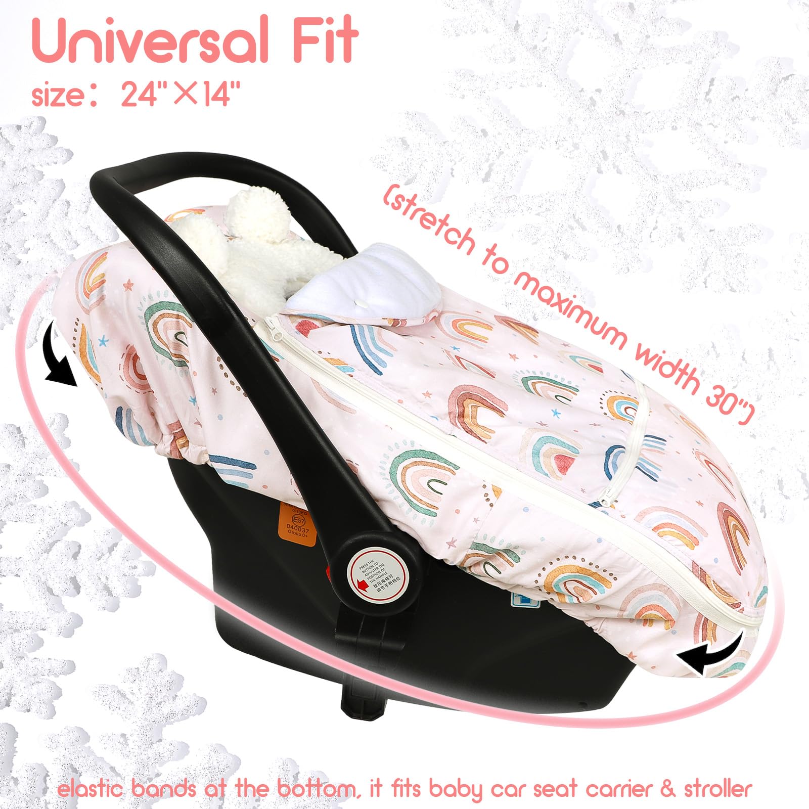 CARUILI winter car seat cover stylish pattern for a unique vehicle interior