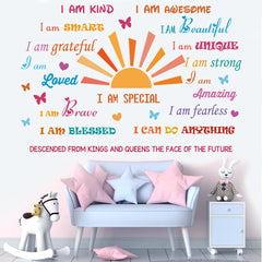 CASADECOR half-sun wall decal on nursery wall offers daily inspiration.