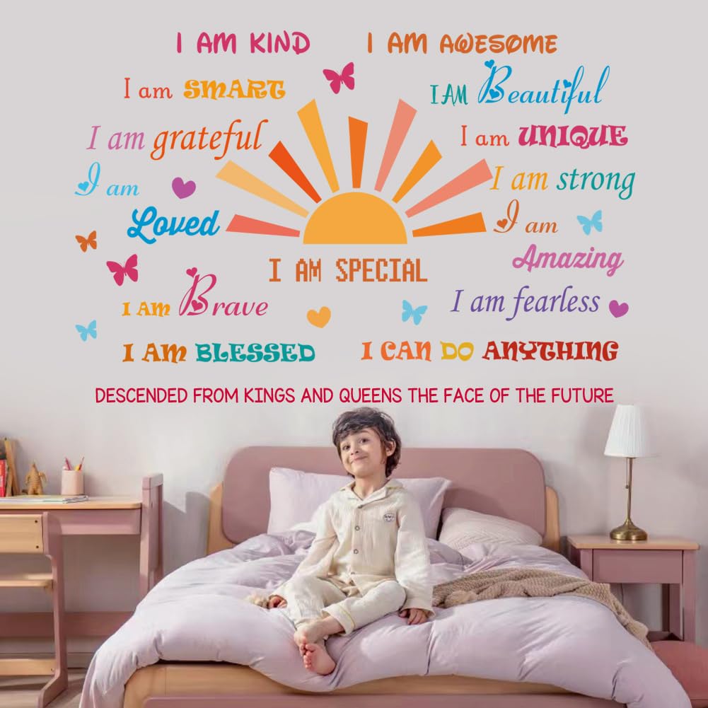 CASADECOR wall quotes sheet complements bedrooms with uplifting messages and soft decor.