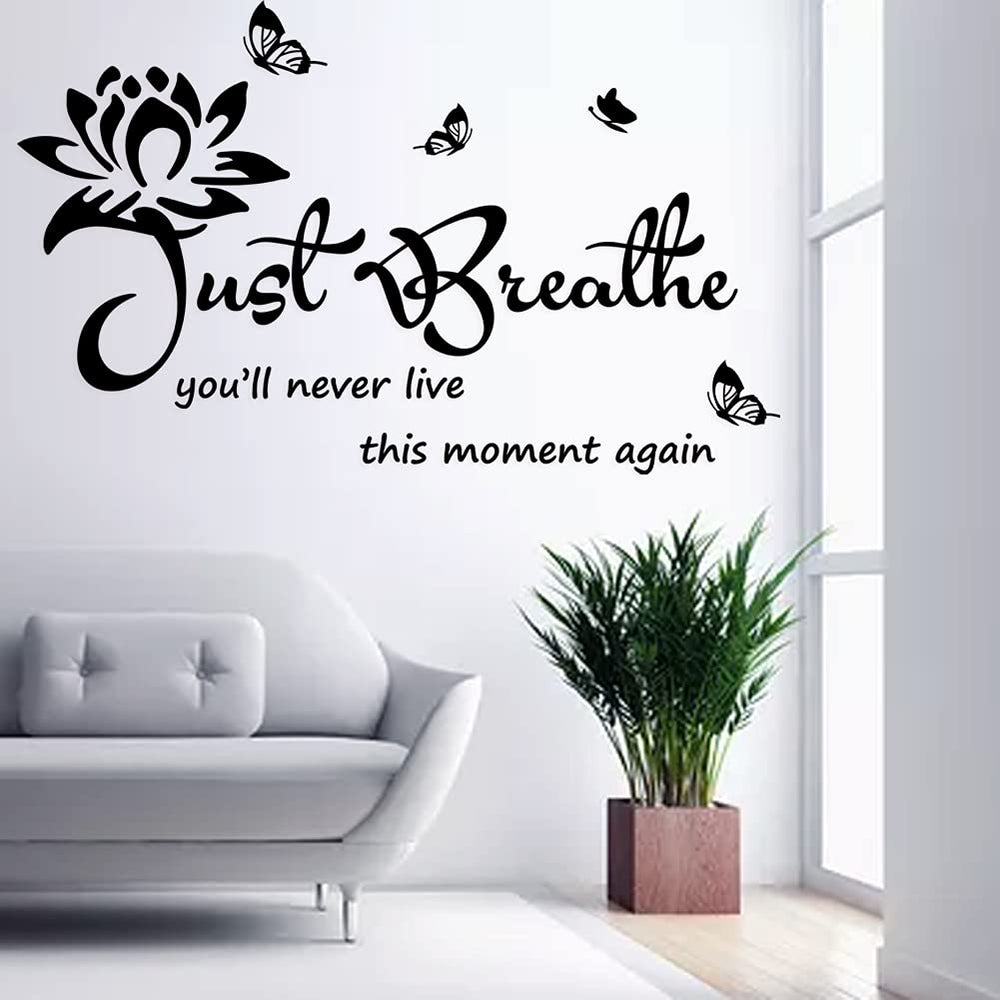 CASADECOR yoga room wall sticker inspires calm focus during practice