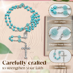 Cascade Goods baptism gift packaging white blue ready for gifting.