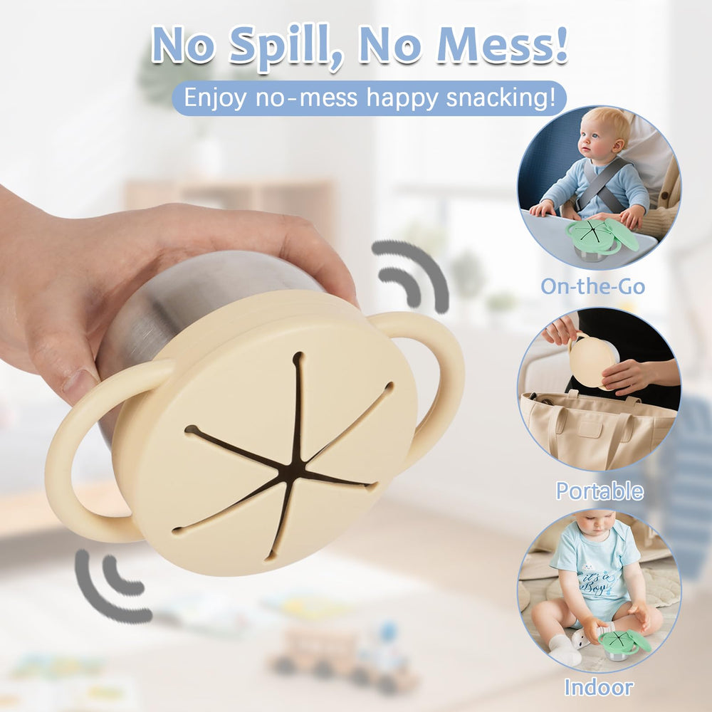 Casremee snack cups 12oz-capacity fits snacks for outings and park visits.