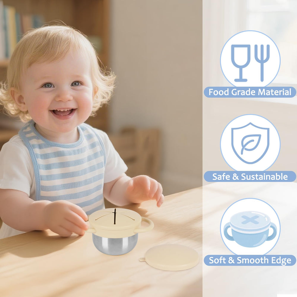 Casremee snack cups dishwasher-safe for quick, convenient cleanup.