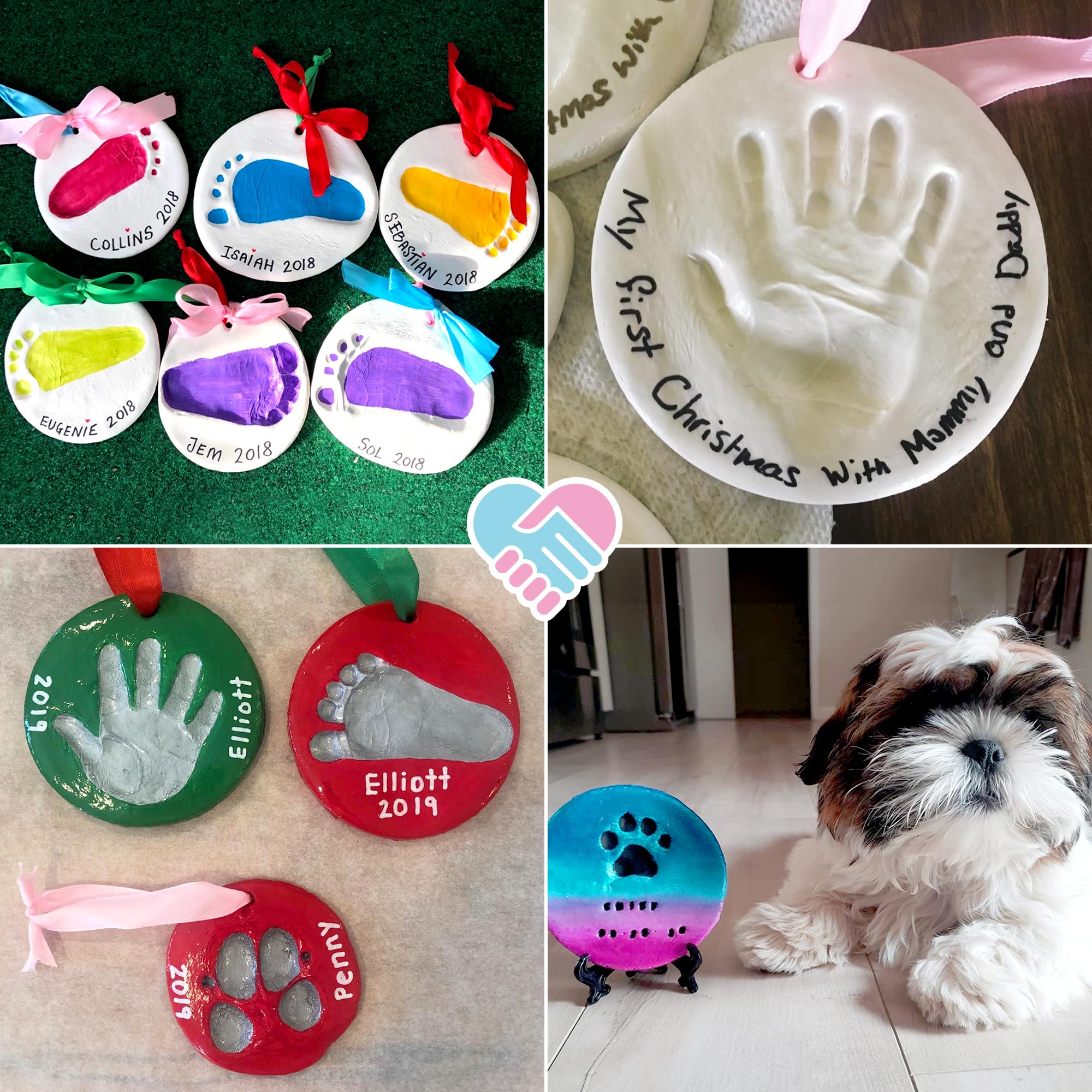 Casting Keepsakes cutting rings help create precise baby prints.