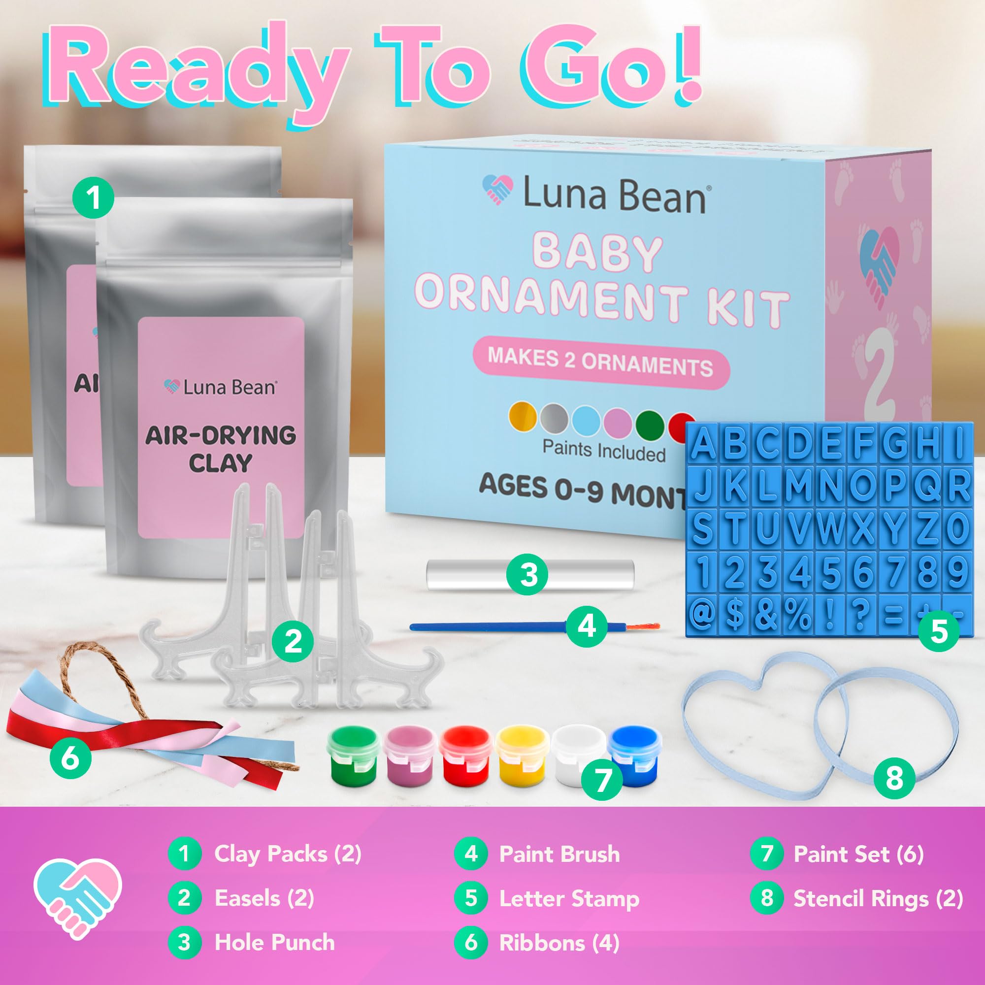 Casting Keepsakes ornament kit ready-to-display keepsake ornament.