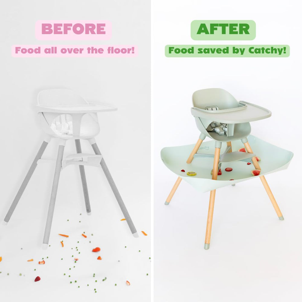 Catchy Food Catcher compatible with Lalo The Chair and 11 other high chairs.