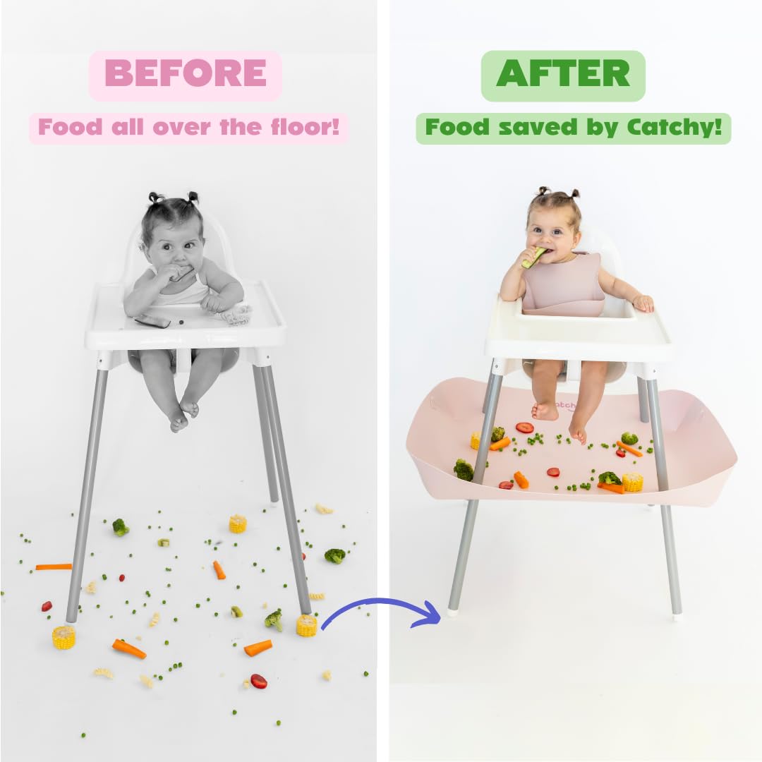 Catchy Food Catcher protects floors from dropped food