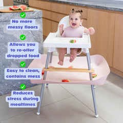 Catchy Food Catcher installed once on an Antilop chair for years