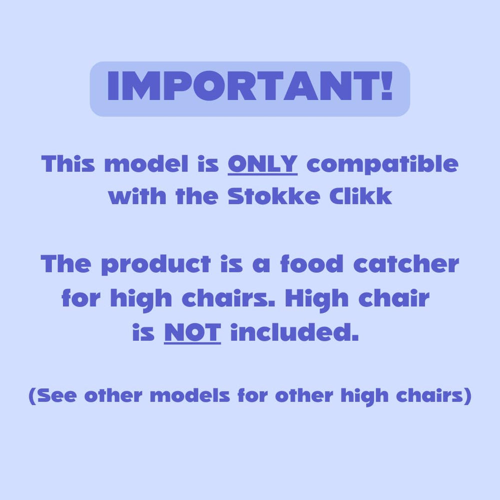 Catchy Food Catcher under high chair in premium linen finish for neat aesthetics.