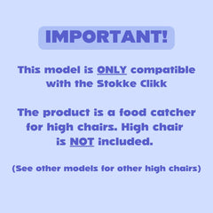 Catchy Food Catcher under high chair in premium linen finish for neat aesthetics.