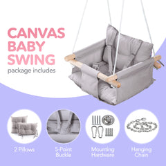Cateam 5-point harness system keeps child securely fastened during play.