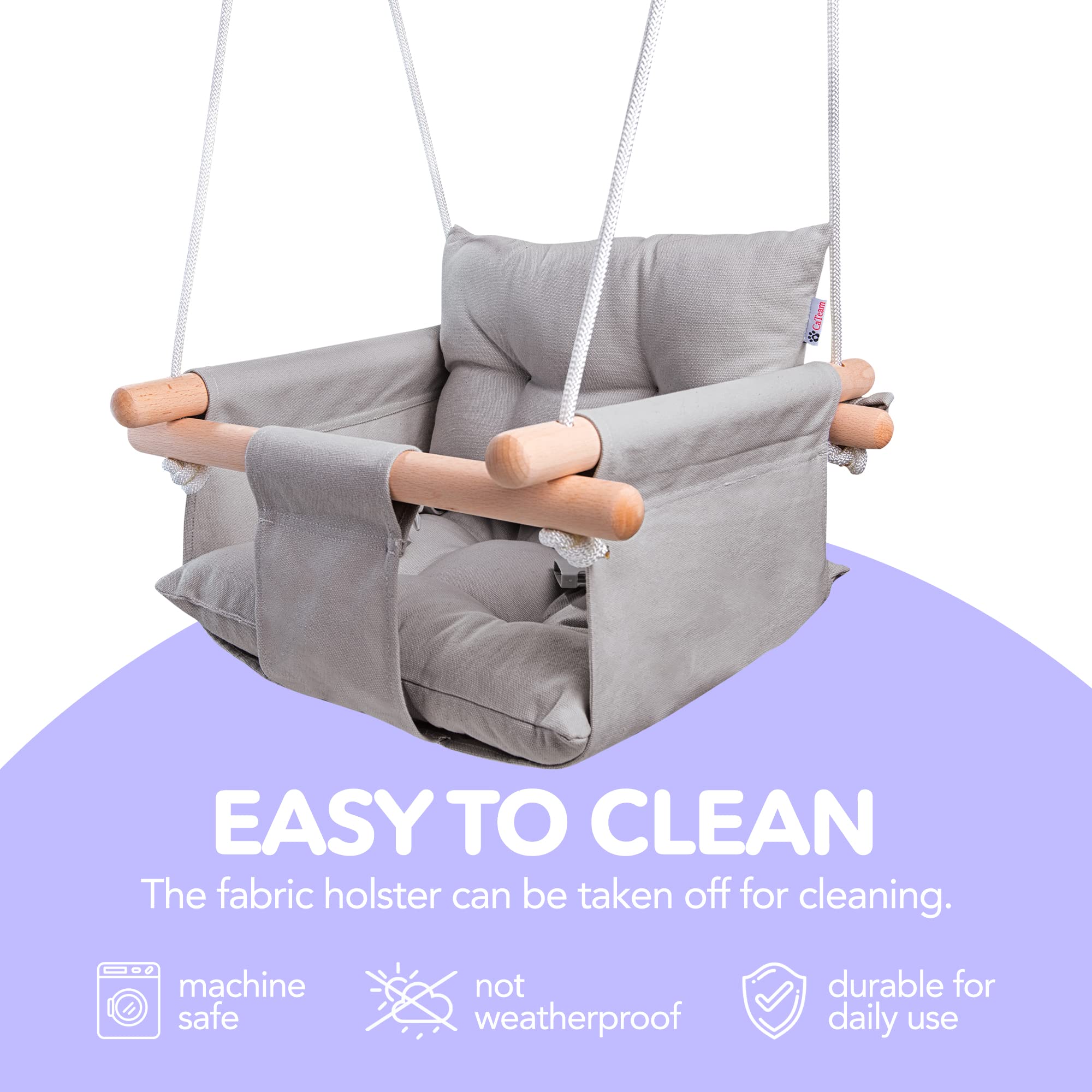 Cateam ceiling mount included for easy setup with adjustable height.
