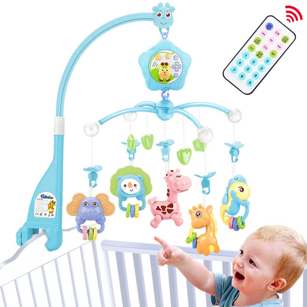 Caterbee baby mobile remote control ready for easy distant operation and soothing control