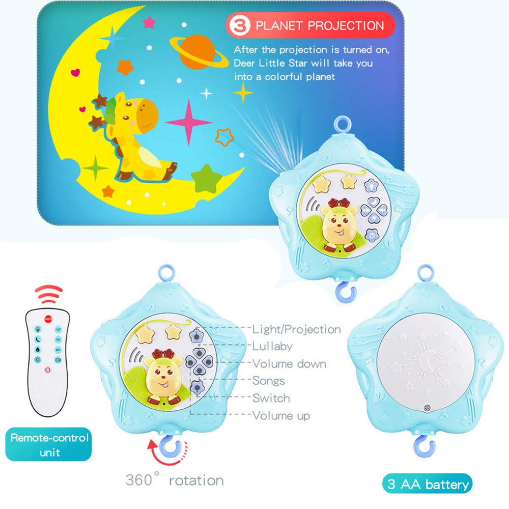 Caterbee Baby Mobile teether toy 1 offers varied texture for teething.