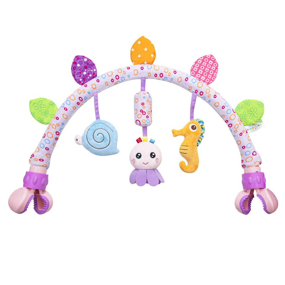 Caterbee Travel Arch Bassinet Toy supports early sensory play at home