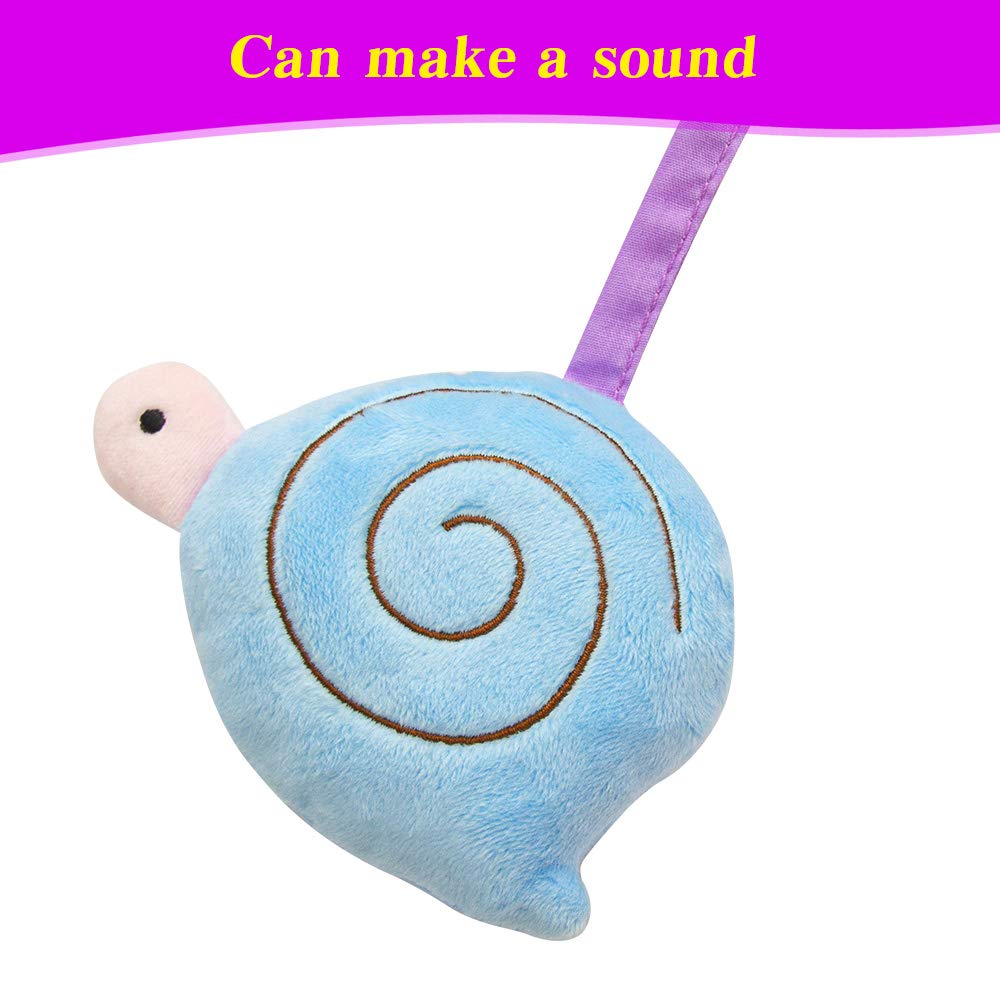 Caterbee Travel Arch Bassinet Toy squeaky plush toys encourage tactile exploration