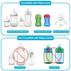 Cathill Grippy Spout Sippy Cup nipples provide secure grip and comfortable silicone sipping.