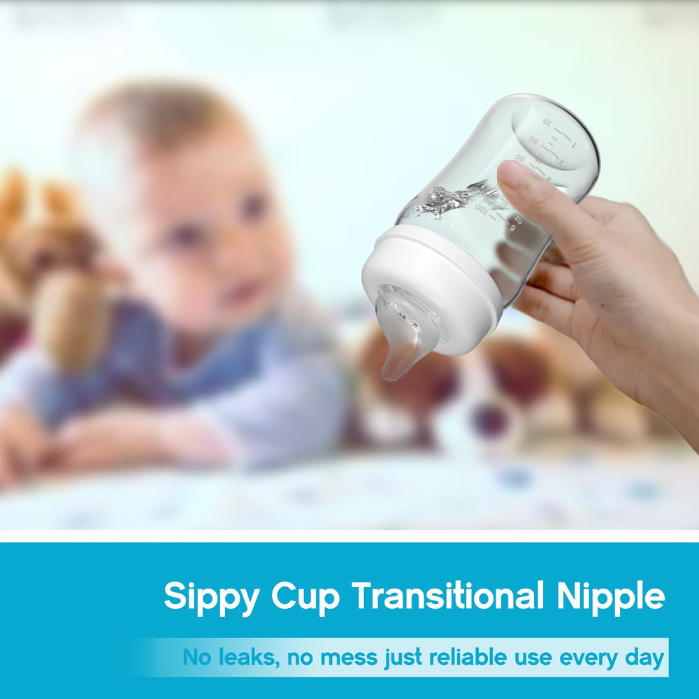 Cathill leak-proof cross-cut spout design prevents spills during meals and play