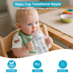 Cathill leak-proof spout with 2-line opening minimizes spills.