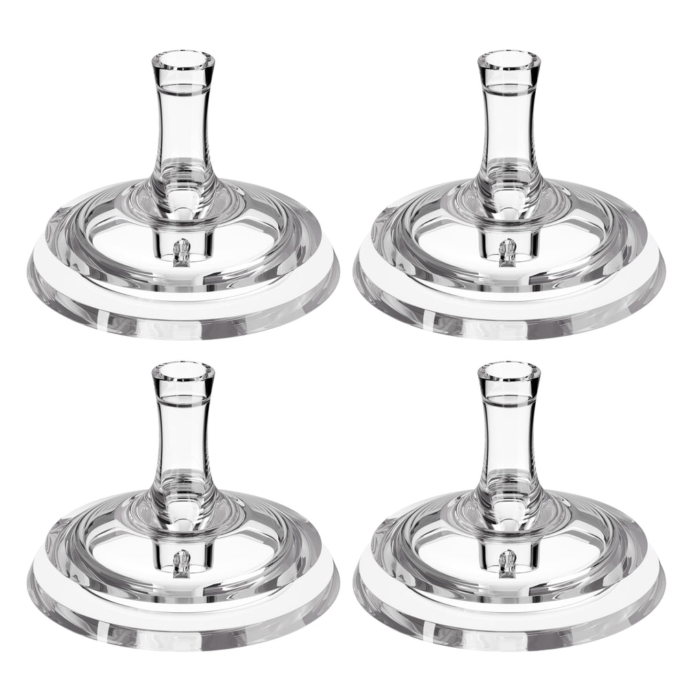 Cathill sippy straw nipple fits Dr. Brown's wide-neck bottles for easy swapping.