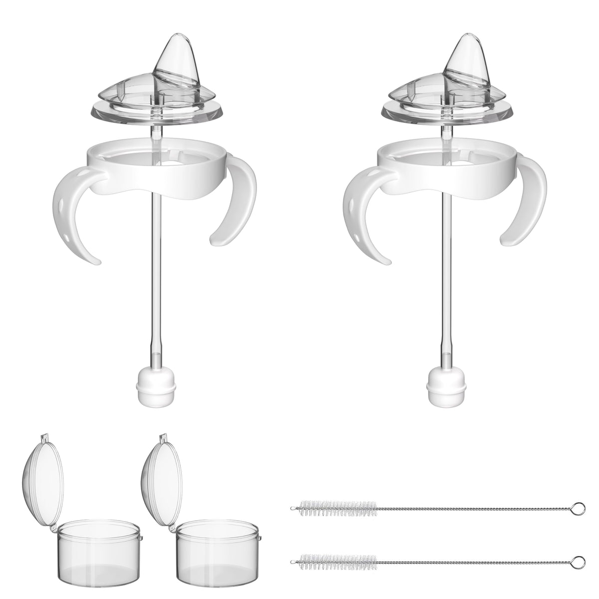 Cathill spout top compatible with Philips Avent Natural bottles for easy transition.