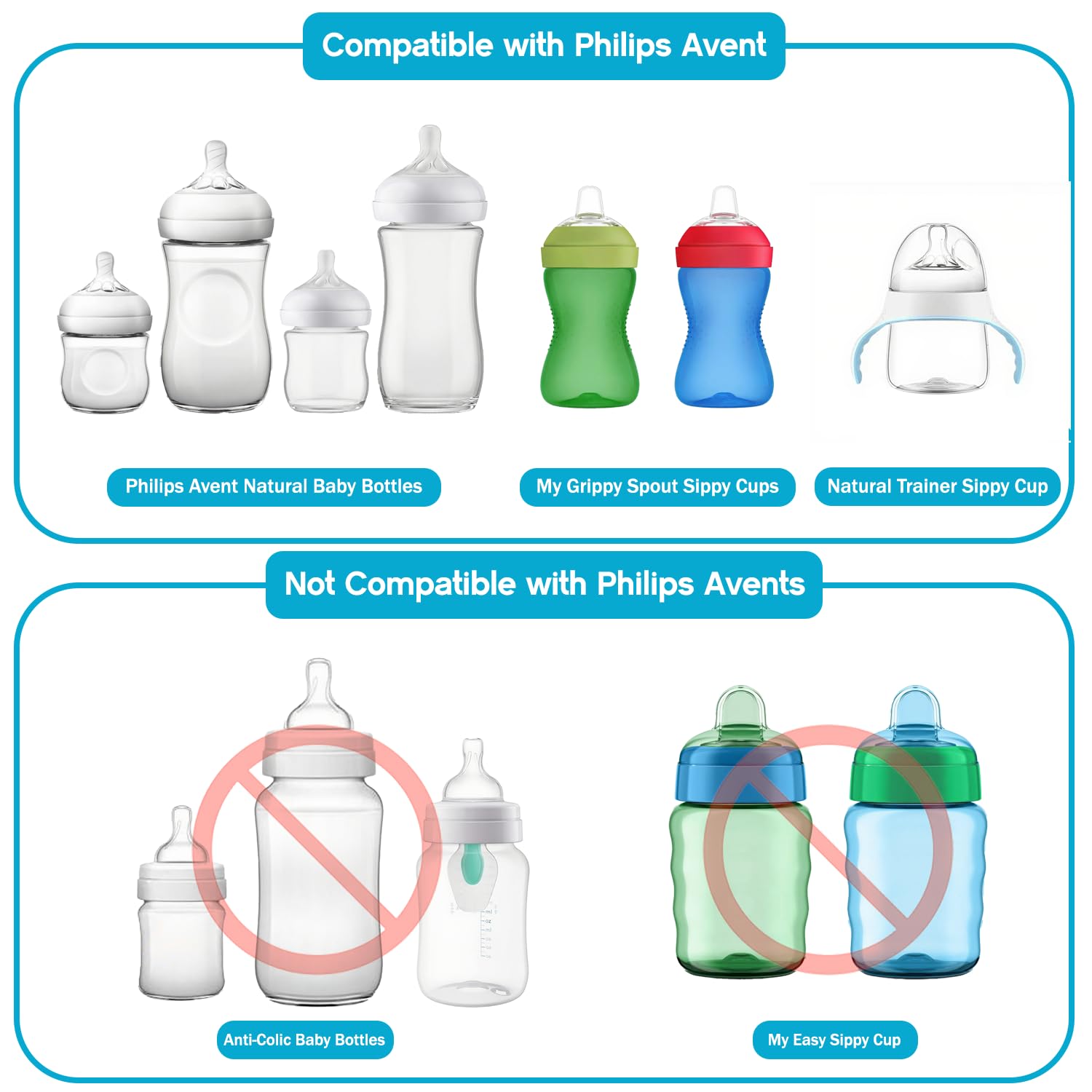 Cathill two-pack silicone nipple BPA-free soft touch for gums