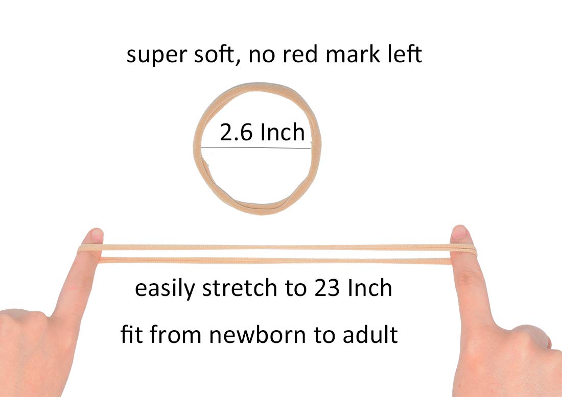 Catin nude headband 0.28 inch thick provides balanced width for DIY decorations.
