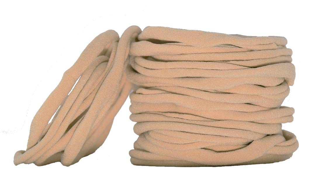 Catin super soft nude nylon headband for newborns—gentle fabric for daily wear.