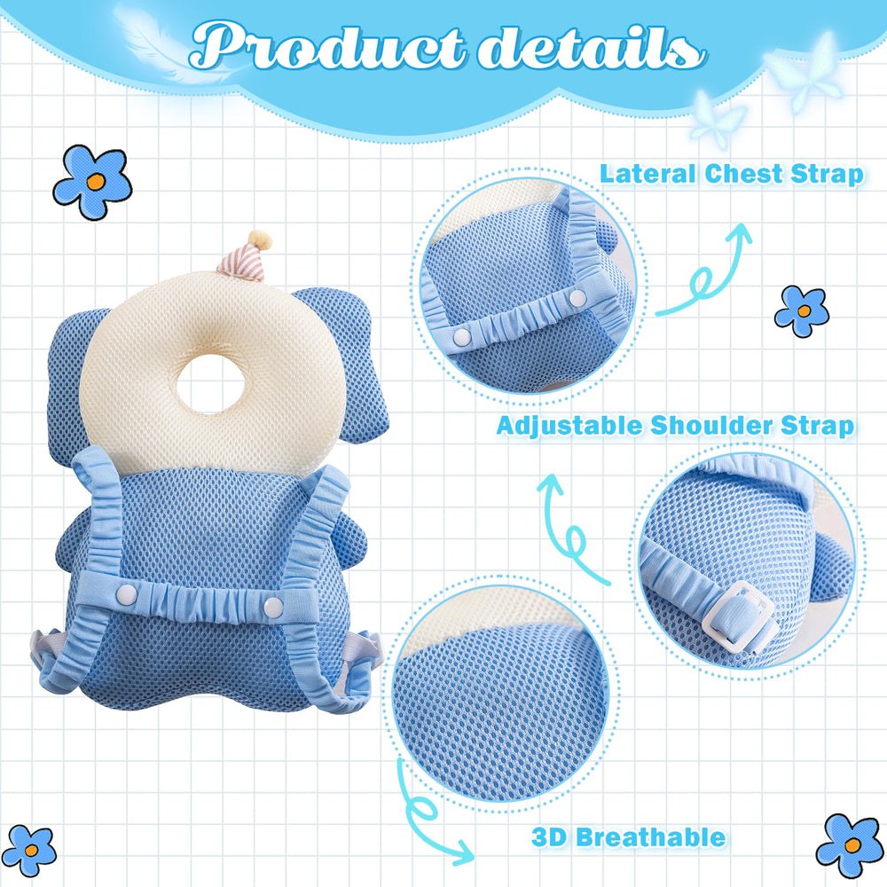Catteyonce adjustable straps on the head protector backpack ensure a comfy secure fit